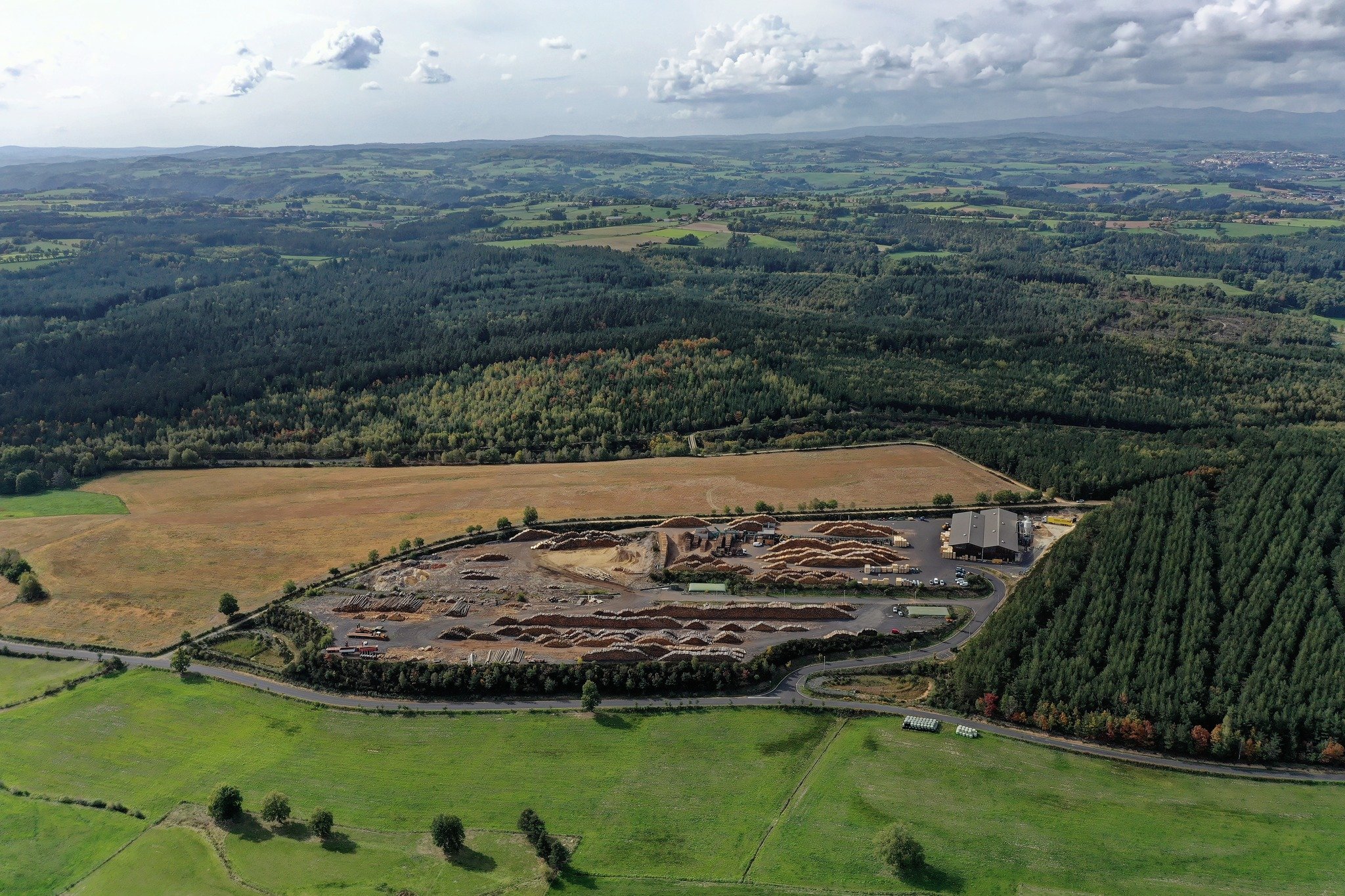 Vue aérienne site Foresterra Vabres